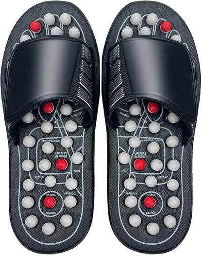 Acupressure Massage Sandals with Reflexology Nodes – Foot Pain Relief Slippers