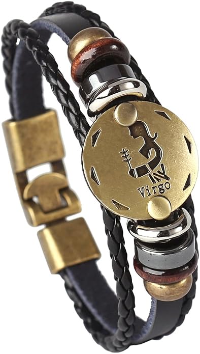 Astro Bracelet – Zodiac Leather Wristband