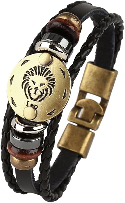 Astro Bracelet – Zodiac Leather Wristband