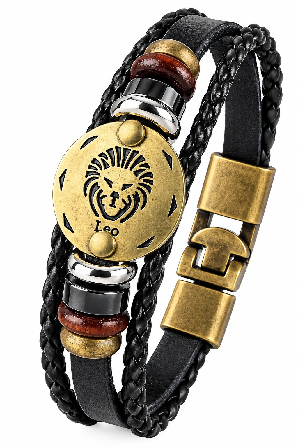 Astro Bracelet – Zodiac Leather Wristband