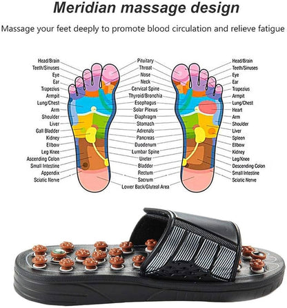 Acupressure Massage Sandals with Reflexology Nodes – Foot Pain Relief Slippers