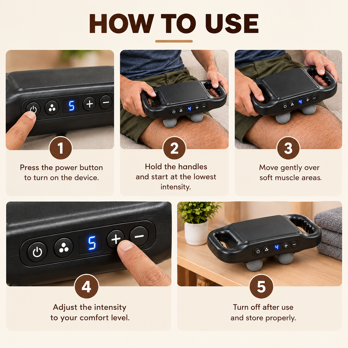 4D Body Massage Gun – Everyday Muscle Comfort